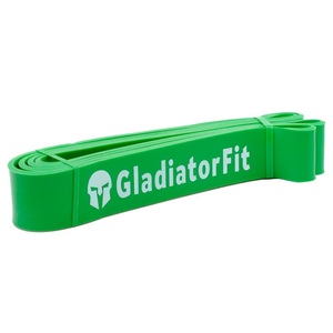 Gladiatorfit, GladiatorFit Elastische Widerstandsbinde aus Latex Fitnessband, GladiatorFit - Elastische Widerstandsbinde aus Latex One Size, Grün