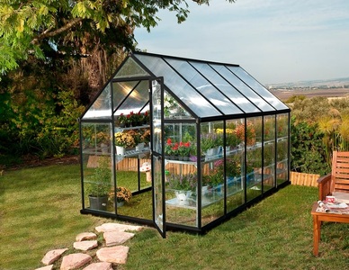 undefined, PALRAM Hybrid 6x10 Gewächshaus, Palram Gewächshaus Hybrid 2 x 3 anthrazit