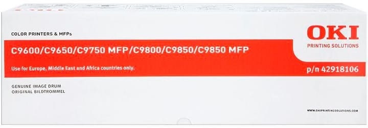 OKI, Bildtrommel Magenta 42918106, Oki Fotoleitereinheit, rot, 42918106, (30`000 Seiten)