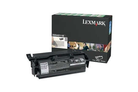 Lexmark, Lexmark EHY return X654X11E schwarz Toner-Modul, LEXMARK Tonerkassette schwarz 36.000 S. hohe Ergiebigkeit, Rückgabe passend für: X 654 E;X 654 Series;X 656 DE MFP;X 656 Series;X 658 DE MFP;X 658 DTE MFP;X654;X654 de MFP;X656;X656 dte MFP;X658;X658 dfe MFP;X658 dme MFP;X658 dtfe MFP;X658 dtme MFP