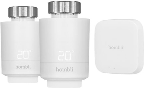 Hombli, Hombli Smart Radiator Thermostat Starter kit (2+Bt Bridge) Heizkörperthermostat, 