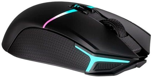 Corsair, Nightsabre Wireless, Gaming-Maus, CORSAIR Nightsabre - Gaming Maus, Kabellos, Optisch mit Laserdioden, 26000 dpi, Schwarz