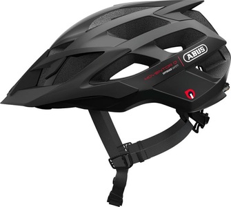 ABUS, Abus Moventor Quinn Velohelm schwarz, ABUS Velohelm Moventor Quin - Velvet Black (Grösse: L (57-61 cm))