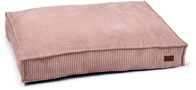 Designed by Lotte, Designed by Lotte Hundekissen Gerippt 100x70x15 cm Rosa, Designed By Lotte Tierbett »Designed by Lotte Ribbed Rosa 100x70x15cm«