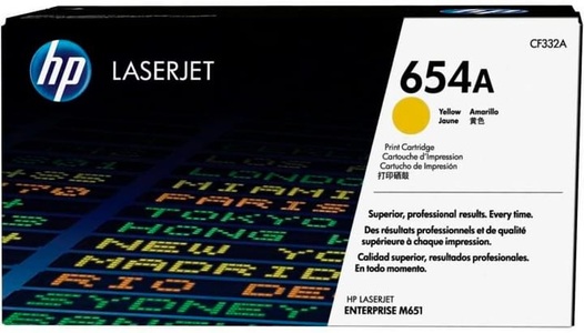 Hp, Original Tonerpatrone gelb HP No. H654, CF332A, Hewlett Packard Toner, gelb, No.654A, CF332A, (15'000 Seiten)
