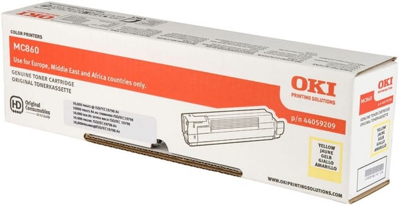 OKI, OKI Toner 44059209 Yellow, Druckleistung, Oki Toner, gelb, 44059209, (9'500 Seiten)