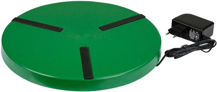 undefined, Heizplatte für Geflügeltränken, Ø 300 mm, 24 Volt, 22 Watt, mit Netzteil, Kerbl Hobbyfarming Heizplatte für Geflügeltränken - Grün -