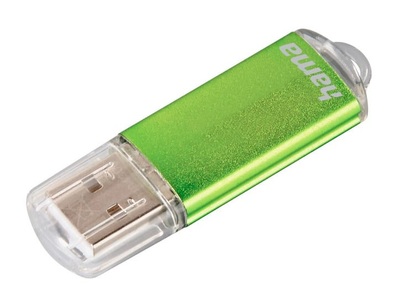 HAMA, Hama 104300 - USB-Stick (64 GB, Grün), Hama Laeta USB-Stick 64 GB Grün 104300 USB 2.0