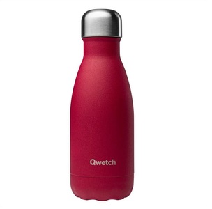 Qwetch, Qwetch Granite Isolierflasche / Thermosflasche dunkelrot, 