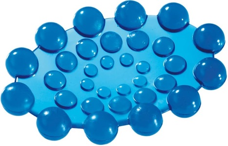 undefined, Gedy 2004-P1 Seifenhalter Blau, Diaqua - Seifenablage Spot transparent, One Size, Blau