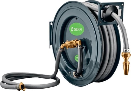 Geka, Geka Plus automatischer Schlauchaufroller PA20 / Stahl pulverbeschichtet, 