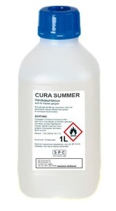 Swiss Personal Care, Cura Summer 1L, Zitronenduft Desinfektionsmittel Swiss Personal Care, 