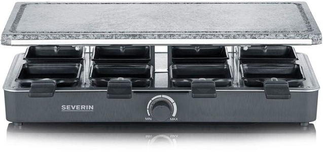 Severin, Severin 2378 Raclette 8 Pfännchen Schwarz, 