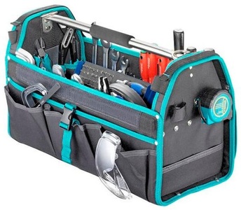 Technocraft, Technocraft - Wkzgtasche ''ALLROUND - BASIC'', technocraft Werkzeugtasche ALLROUND-BASIC 100-tlg - Schwarz/Grün -