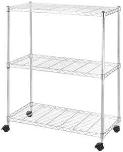 undefined, Metallregal mit 3 Tablaren, 