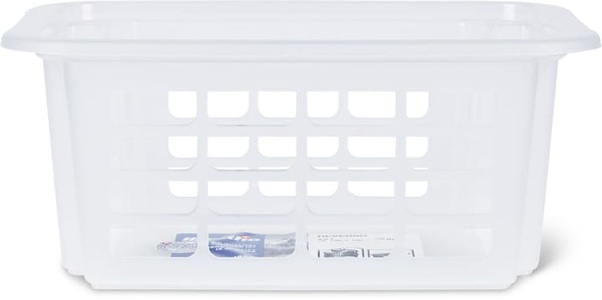 Rotho, Rotho Korb Reverso klein, Rotho Reverso Dreh- und Stapelkorb 4.5l, Kunststoff (PP) BPA-frei, transparent Korb