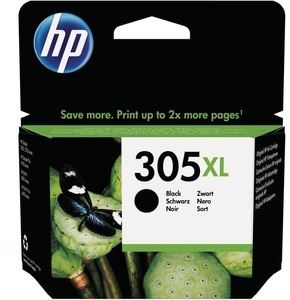 Hp, HP 305XL Schwarz Original Druckerpatrone mit hoher Reichweite, Hewlett Packard Tinte, schwarz, No. 305X, 3YM62AE