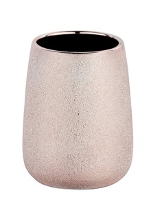 Wenko, Wenko - Zahnputzbecher Glimma Rosé, Keramik, Wenko Zahnbecher Glimma Rosé | ? 8.5 cm