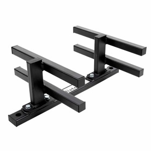 Gladiatorfit, GladiatorFit Wandablage-Rack aus Stahl für Hanteln Wandablage-Rack, GladiatorFit - Wandablage-Rack aus Stahl für Hanteln, One Size, Schwarz