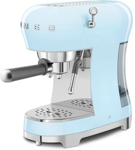 SMEG, SMEG ECF02PBEU - Espresso-Kaffeemaschine (Pastellblau), Smeg ECF02PBEU Espressomaschine Pastellblau
