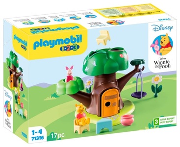 PLAYMOBIL, Playmobil® 123 Disney: Winnies & Ferkels Baumhaus 71316, Playmobil - 71316 1.2.3 & Disney: Winnies Ferkels Baumhaus, Multicolor