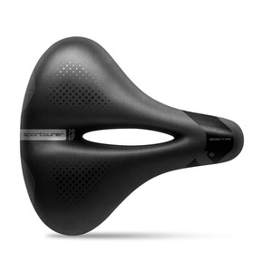 SPORTOURER, Sportourer Zeta Comfort Gel Flow Sattel black L-Flow | 230mm 2020 City & Komfort Sättel, 