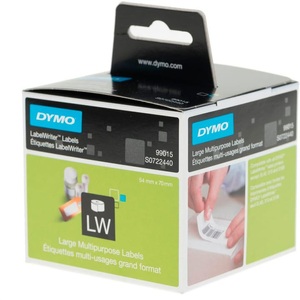 Dymo, DYMO Etiketten Rolle 99015 S0722440 70 x 54 mm Papier Weiß 320 St. Permanent Universal-Etiketten, Dymo Disketten-Etiketten, permanent, 70mm x 54mm, S0722440