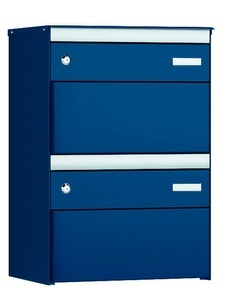 Stebler, Stebler 2er Briefkasten S:13 RAL 5003/5003, 
