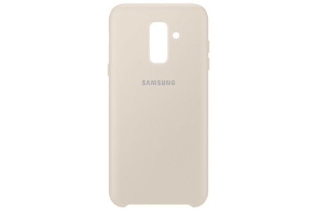 Samsung, Samsung Galaxy A6 Plus (2018) Dual Layer Cover Hardcase Hülle Gold (EF-PA605CFEGWW), Samsung - Hülle EF-PA605CF A6 Plua 2018, Gelbgold