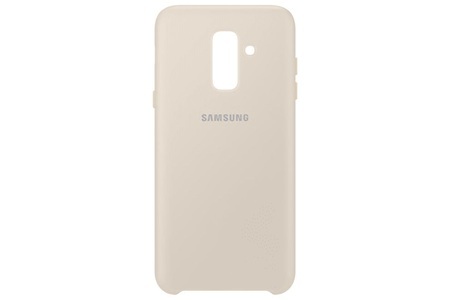 Samsung, Samsung Galaxy A6 Plus (2018) Dual Layer Cover Hardcase Hülle Gold (EF-PA605CFEGWW), Samsung - Hülle EF-PA605CF A6 Plua 2018, Gelbgold