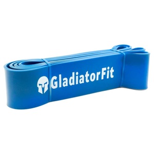 Gladiatorfit, GladiatorFit Elastische Widerstandsbinde aus Latex Fitnessband, GladiatorFit - Elastische Widerstandsbinde aus Latex One Size, Blau