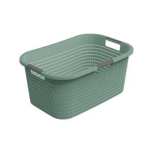 Rotho, Rotho Wäschekorb , 1040405092 , Grün , Kunststoff , 40 l , 38.9x25.1 cm , Struktur , 003294039906, Rotho Wäschekorb , 1040405092 , Grün , Kunststoff , 40 l , 38.9x25.1 cm , Struktur , 003294039906