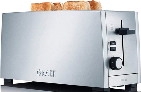 Graef, Graef To100 - Toaster (Silber), Graef TO100 Toaster