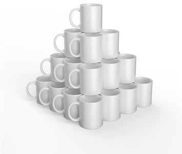 Cricut, Cricut 2008943 Tasse 340 ml Weiß 36 St., Cricut Tasse »Infusible Ink / Mug«