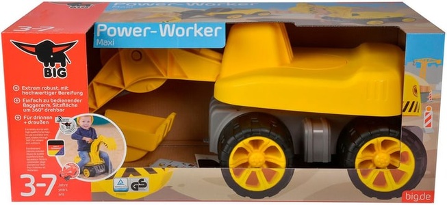 BIG, BIG Power Worker Maxi Digger, Maxi-Digger, Kinderfahrzeug
