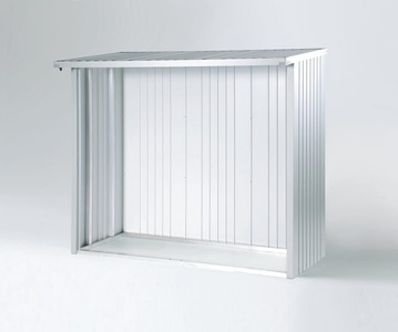 undefined, Rückwand zu WS150, Biohort Rückwand für WoodStock 150 Silber