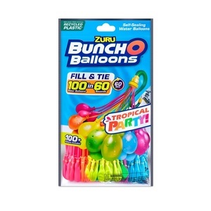Bunch O Balloons, Rapid Fill Neo Splash Wasserbomben, Zufallsauswahl Multicolor, 