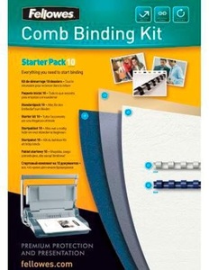 Fellowes, Fellowes Starterkit zum Binden -, FELLOWES Starterkit für 10 Dokumente 5371701