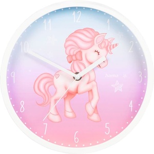 HAMA, Magical Unicorn, HAMA Magical Unicorn - Kinder-Wanduhr (Weiss)