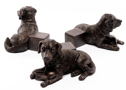 undefined, Blumenständer »Potty Feet Liegender Labrador«, Jardinopia Pflanzentopffüsse Potty Feet Liegender Labrador, 3er Set