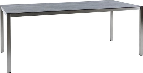 undefined, LOCARNO, 140 cm, Gestell Edelstahl, Keramik Gartentisch, LOCARNO, 140 cm, Gestell Edelstahl, Keramik Gartentisch