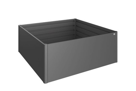 undefined, Hochbeet aus Stahl, Biohort HochBeet 2x2 Dunkelgrau