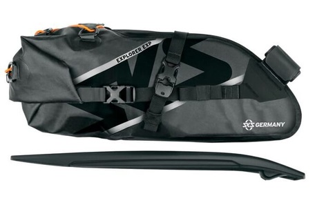 SKS, SKS Explorr Exp. Satteltasche 2021 Sattelstütztaschen, SKS Satteltasche Explorer Exp. Saddlebag schwarz