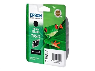 Epson, Epson T054140 Schwarz, Epson Tintenpatrone, schwarz, foto, C13T05414010, (400 Seiten)