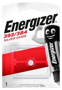 Energizer, Energizer 392/384 (1Stk.) Uhrenbatterie, Energizer Lithium 392/384 - Knopfzelle (Silber)