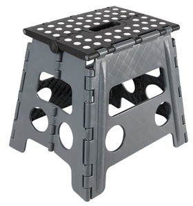 undefined, Faltbarer Klapptritt grau/schwarz, Faltbarer Klapptritt grau/schwarz