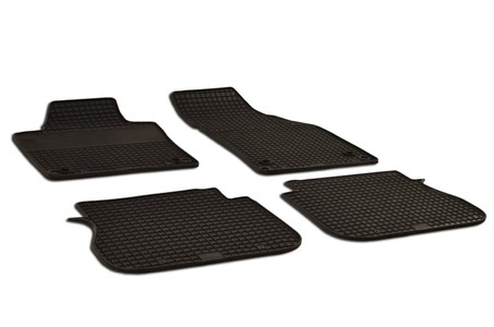 Walser, WALSER Gummimatten Set SKODA Fussmatte, 
