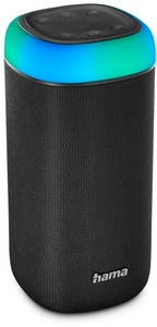 HAMA, Hama Shine 2.0 Bluetooth® Lautsprecher AUX, Freisprechfunktion, spritzwassergeschützt, tragbar Schwarz, Hama Shine 2.0 Bluetooth® Lautsprecher AUX, Freisprechfunktion, spritzwassergeschützt, tragbar Schwarz