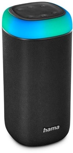 HAMA, Hama Shine 2.0 Bluetooth® Lautsprecher AUX, Freisprechfunktion, spritzwassergeschützt, tragbar Schwarz, Hama Shine 2.0 Bluetooth® Lautsprecher AUX, Freisprechfunktion, spritzwassergeschützt, tragbar Schwarz