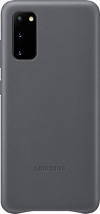 Samsung, Samsung Leather Cover - Schutzhülle (Passend für Modell: Samsung Galaxy S20), Samsung - Leather (Galaxy S20), Hardcase für Smartphones, Grau